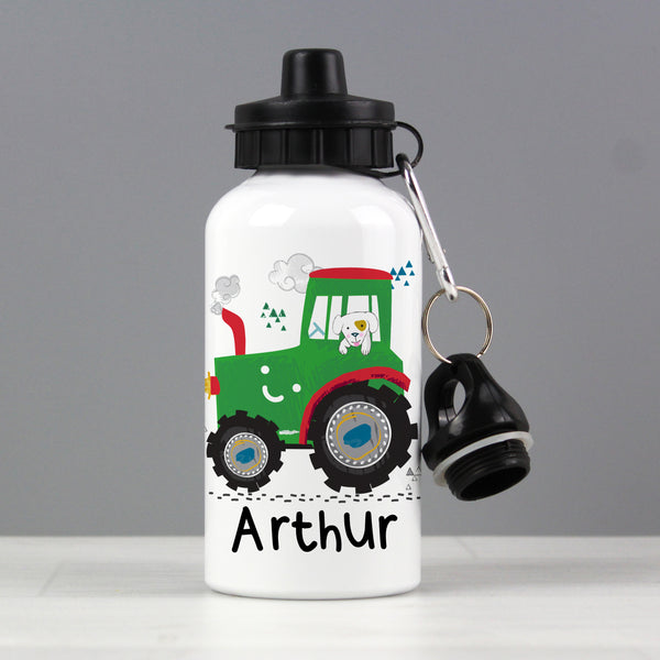 Buy Personalised Tractor Drinks Bottle at www.giftsfinder.co.uk