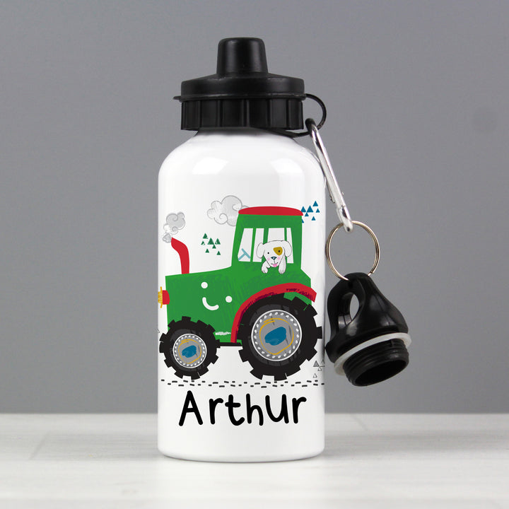 Personalised Tractor Drinks Bottle - part of the Gifts Finder Personalised Drinks Bottles collection