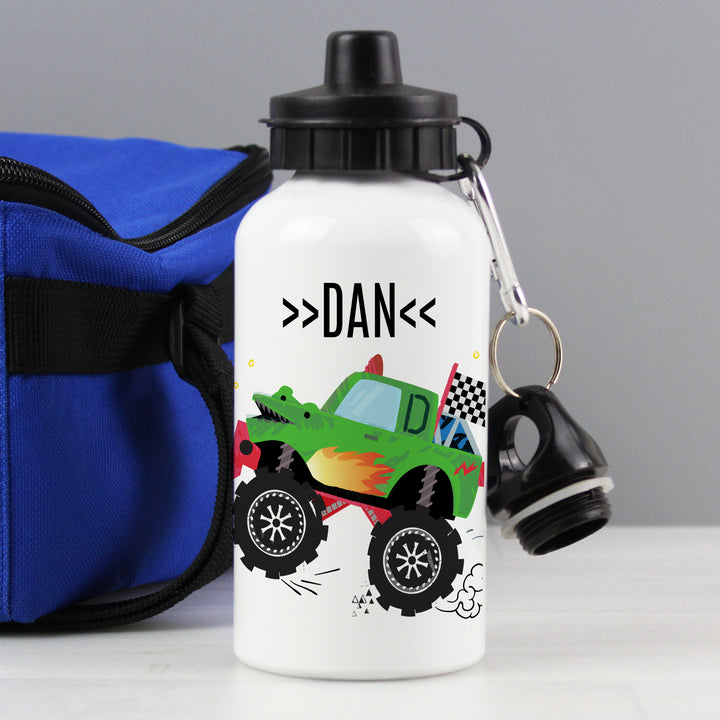 Buy Personalised Monster Truck Drinks Bottle at www.giftsfinder.co.uk