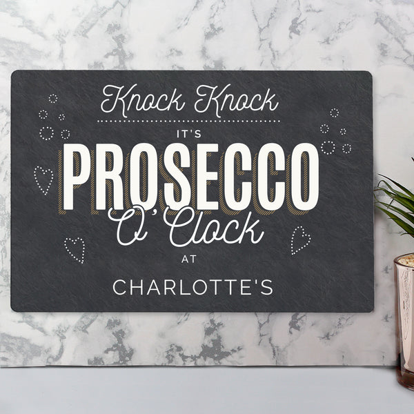 Buy Personalised Prosecco Metal Sign at www.giftsfinder.co.uk