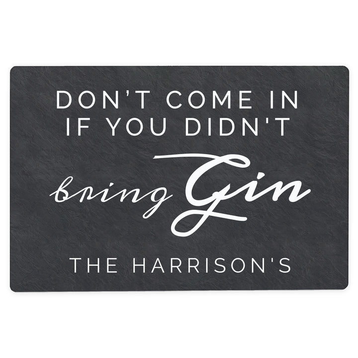 Buy Personalised Gin Metal Sign at www.giftsfinder.co.uk