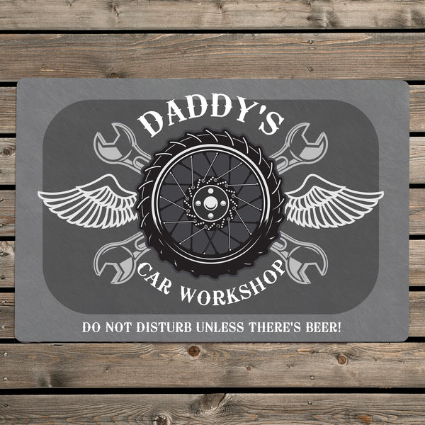 Personalised Garage Metal Sign - part of the Personalised House Signs & Plaques collection