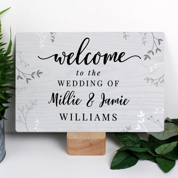 Personalised Welcome Metal Sign - part of the Personalised House Signs & Plaques collection