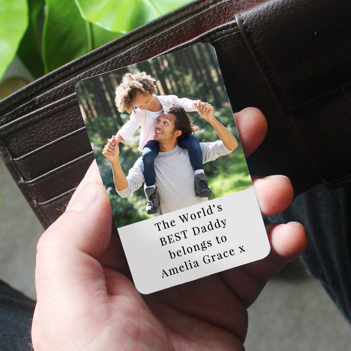 Personalised Photo Upload Wallet Card - part of the Gifts Finder Personalised Wallet Cards collection