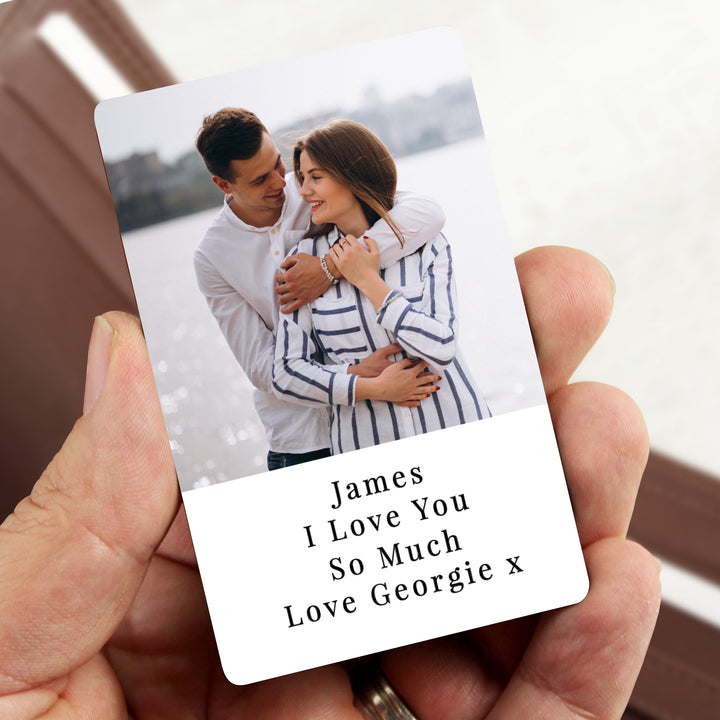 Personalised Photo Upload Wallet Card - part of the Gifts Finder Photo Upload Products collection