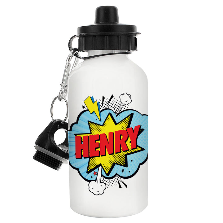 Personalised Superhero Drinks Bottle in gift category Personalised Drinks Bottles