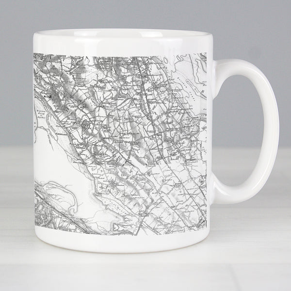 Buy Personalised 1805 - 1874 Old Series Map Mug available now at www.giftsfinder.co.uk