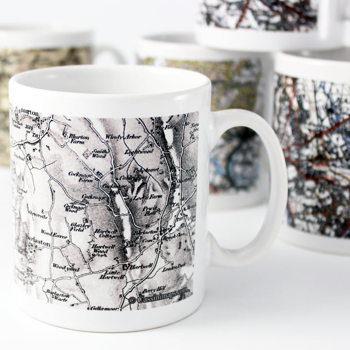 Personalised 1805 - 1874 Old Series Map Mug - part of the Gifts Finder Personalised Mugs collection