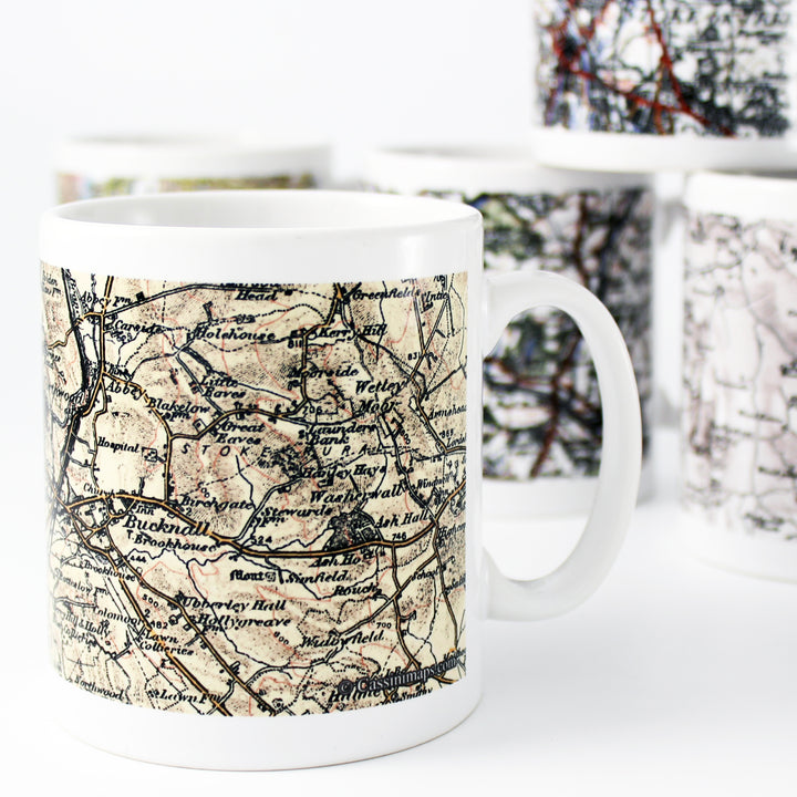 Personalised 1896 - 1904 Revised New Map Mug - part of the Gifts Finder Personalised Mugs collection