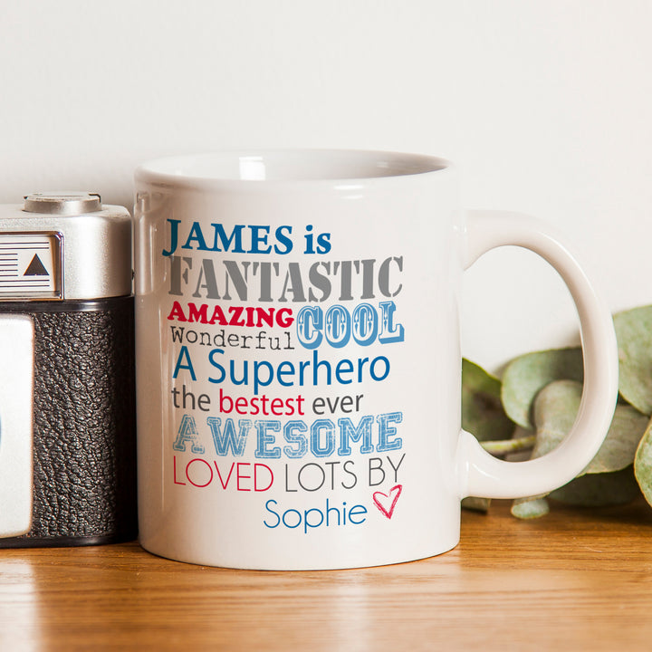 Personalised He Is.. Mug - part of the Gifts Finder Personalised Mugs collection