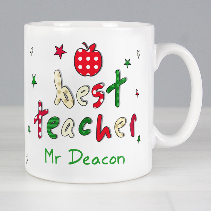 Personalised Teacher Mug - part of the Gifts Finder Personalised Teacher Gifts collection