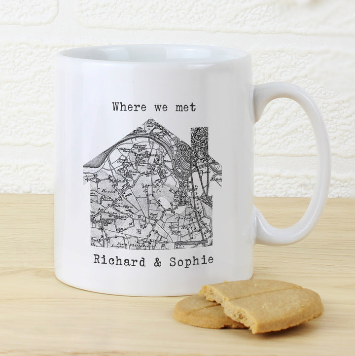 Personalised 1805 - 1874 Old Series Map Home Mug - part of the Gifts Finder Personalised Mugs collection