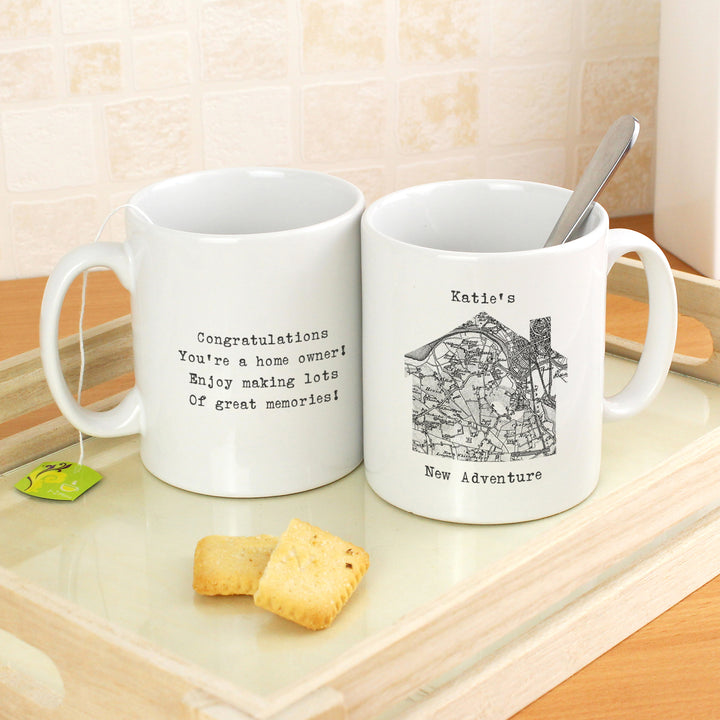 Personalised 1805 - 1874 Old Series Map Home Mug - part of the Gifts Finder Personalised Mugs collection