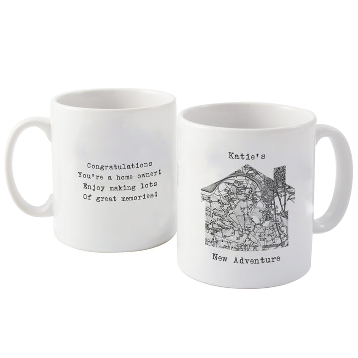 Personalised 1805 - 1874 Old Series Map Home Mug - part of the Gifts Finder Personalised Mugs collection