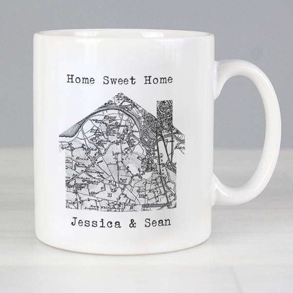 Buy Personalised 1805 - 1874 Old Series Map Home Mug available now at www.giftsfinder.co.uk