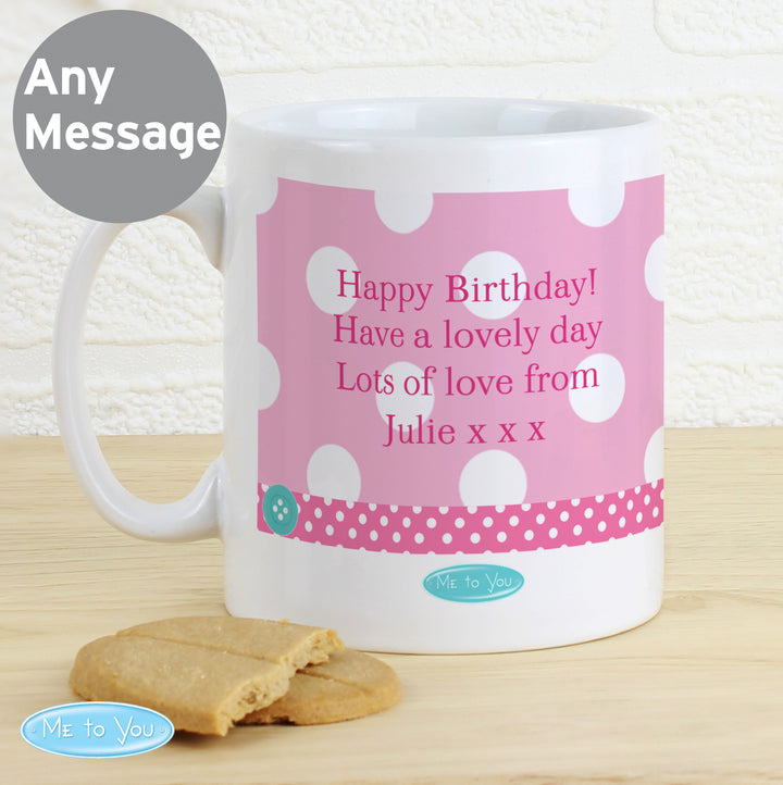 Buy Personalised Me To You Birthday Big Age Female Mug at www.giftsfinder.co.uk