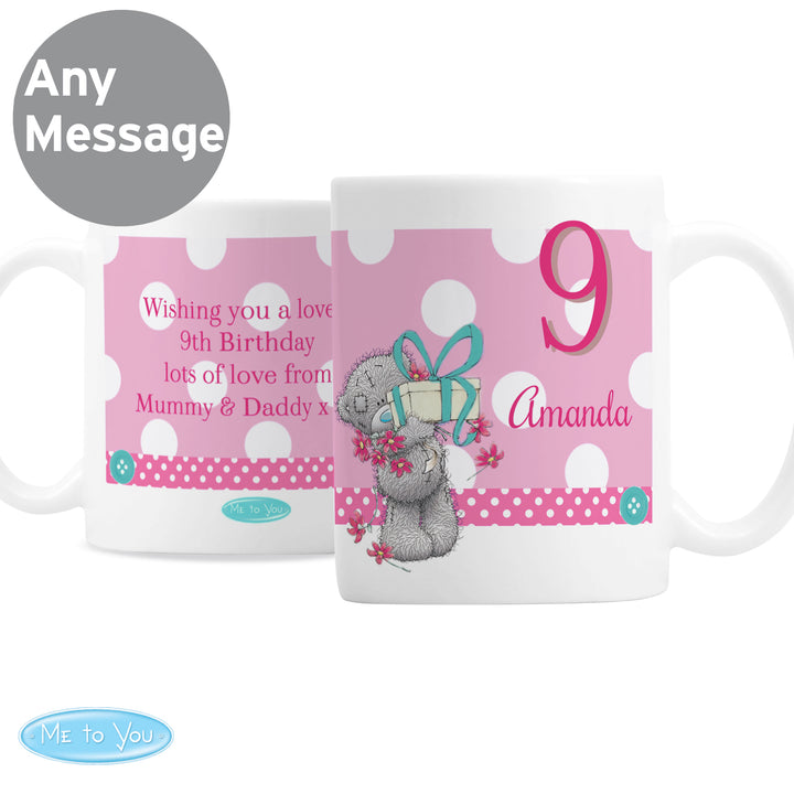 Buy Personalised Me To You Birthday Big Age Female Mug at www.giftsfinder.co.uk