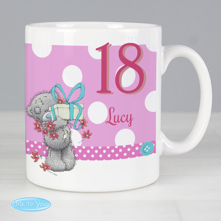 Buy Personalised Me To You Birthday Big Age Female Mug at www.giftsfinder.co.uk