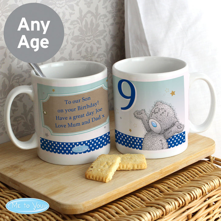 Buy Personalised Me To You Birthday Big Age Male Mug at www.giftsfinder.co.uk