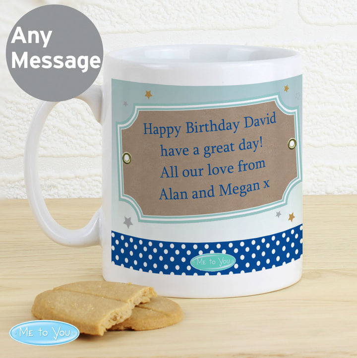 Buy Personalised Me To You Birthday Big Age Male Mug at www.giftsfinder.co.uk