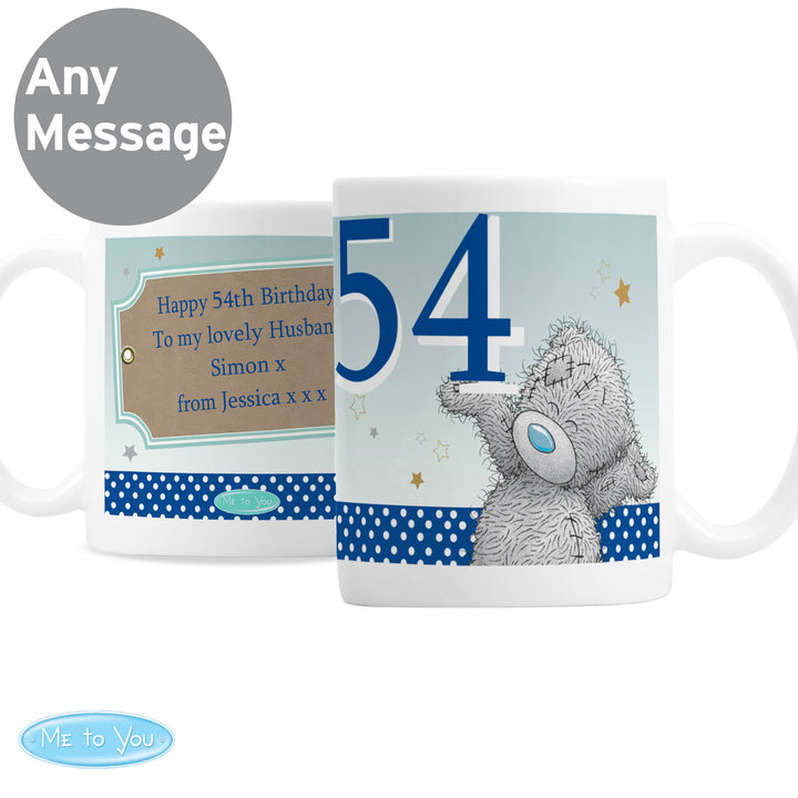 Buy Personalised Me To You Birthday Big Age Male Mug at www.giftsfinder.co.uk