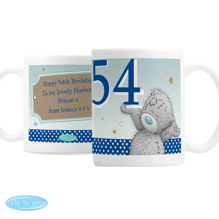 Buy Personalised Me To You Birthday Big Age Male Mug at www.giftsfinder.co.uk