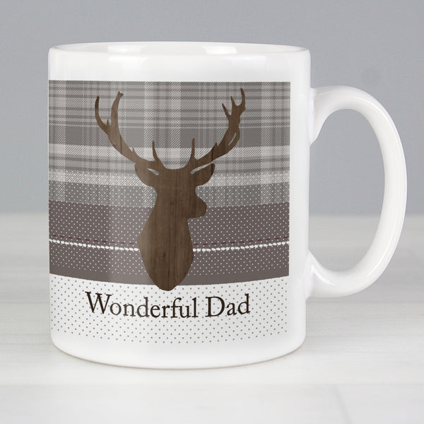 Buy Personalised Highland Stag Mug at www.giftsfinder.co.uk