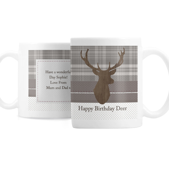 Buy Personalised Highland Stag Mug at www.giftsfinder.co.uk