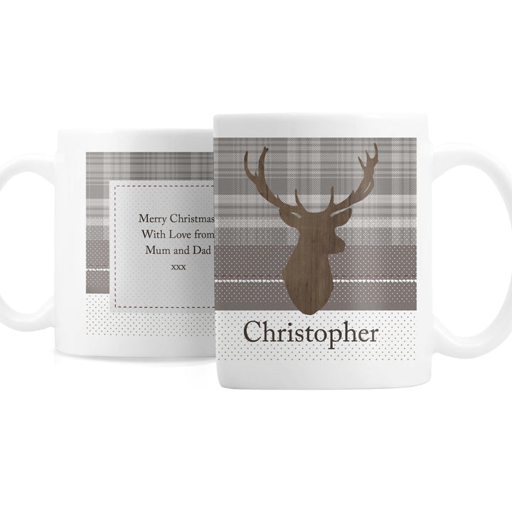 Buy Personalised Highland Stag Mug at www.giftsfinder.co.uk