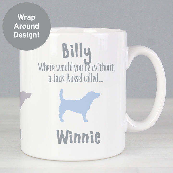 Buy Personalised Jack Russell Dog Breed Mug at www.giftsfinder.co.uk