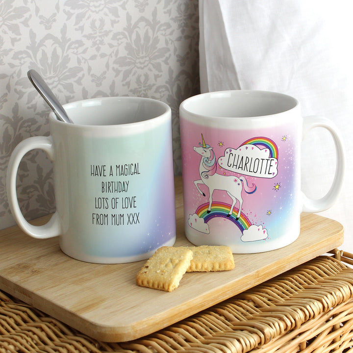 Buy Personalised Unicorn Mug at www.giftsfinder.co.uk