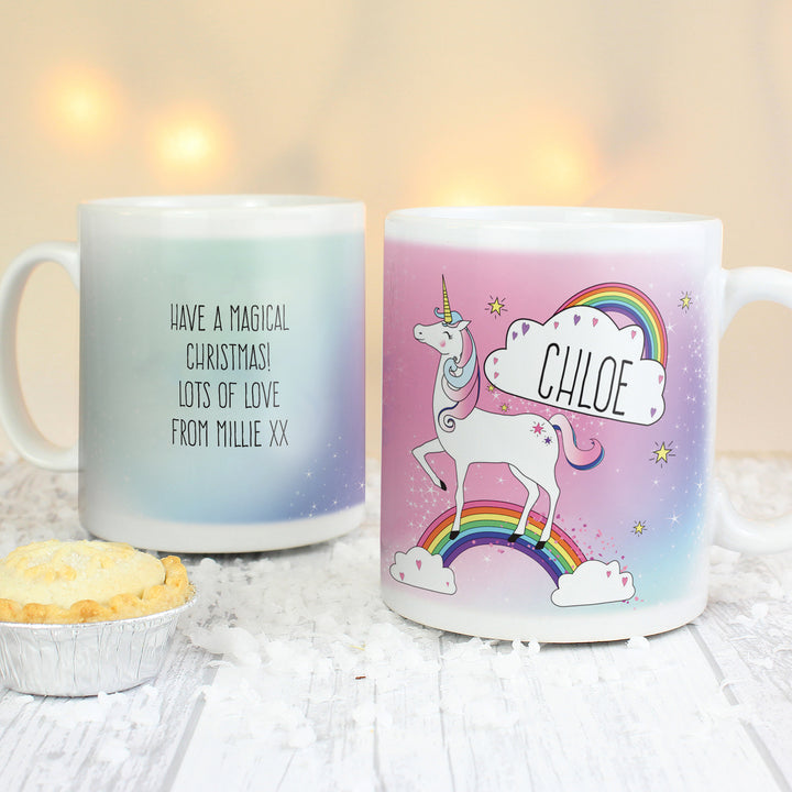 Buy Personalised Unicorn Mug at www.giftsfinder.co.uk