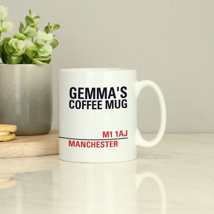 Buy Personalised London Street Sign Mug at www.giftsfinder.co.uk