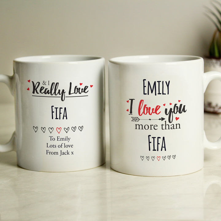 Buy Personalised I Love You More Than... Mug at www.giftsfinder.co.uk