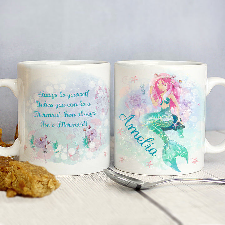 Buy Personalised Mermaid Mug at www.giftsfinder.co.uk