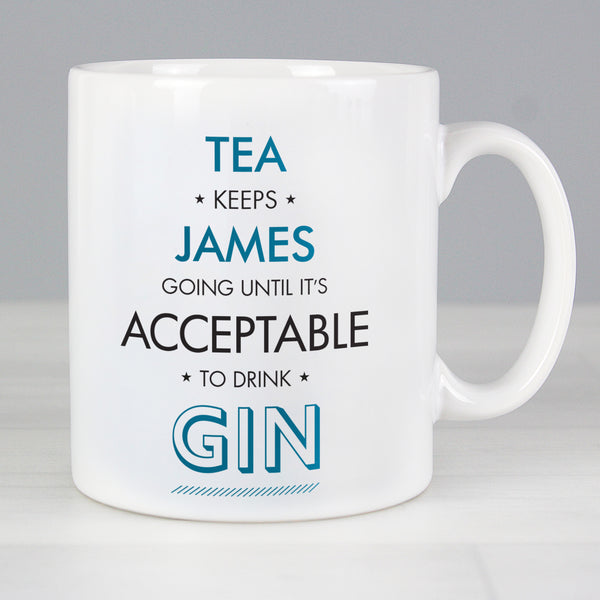 Buy Personalised Acceptable To Drink Mug at www.giftsfinder.co.uk