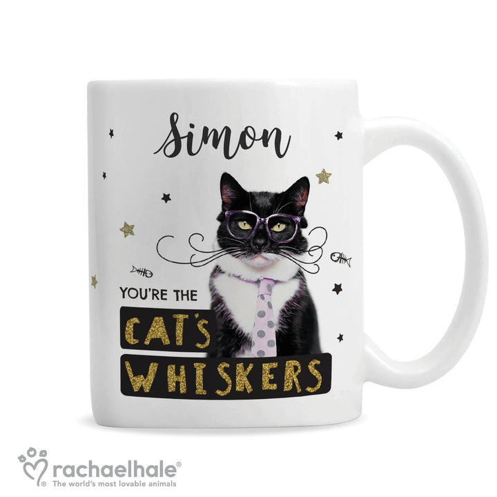 Personalised Rachael Hale 'You're The Cat's Whiskers' Mug - part of the Gifts Finder Personalised Mugs collection