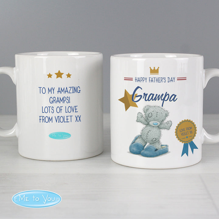 Buy Personalised Me to You Slippers Mug at www.giftsfinder.co.uk