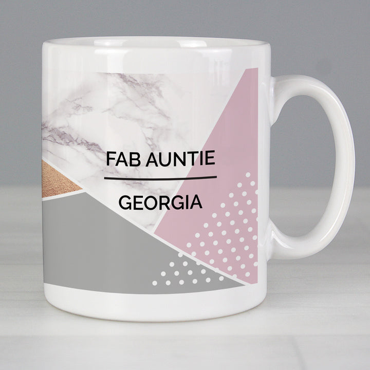 Buy Personalised Geometric Mug at www.giftsfinder.co.uk