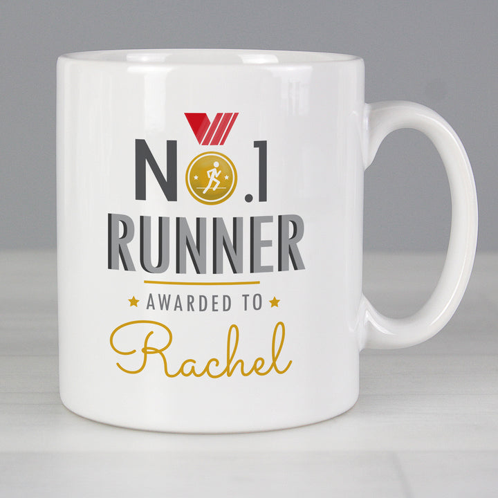 Buy Personalised No.1 Runner Mug at www.giftsfinder.co.uk