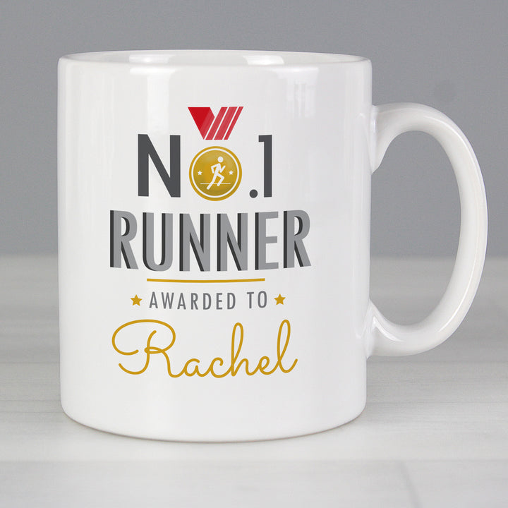 Buy Personalised No.1 Runner Mug at www.giftsfinder.co.uk