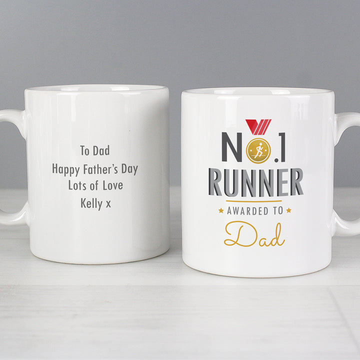 Buy Personalised No.1 Runner Mug at www.giftsfinder.co.uk