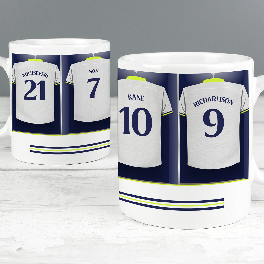 Tottenham Hotspur Football Club Dressing Room Mug - part of the Gifts Finder Personalised Mugs collection