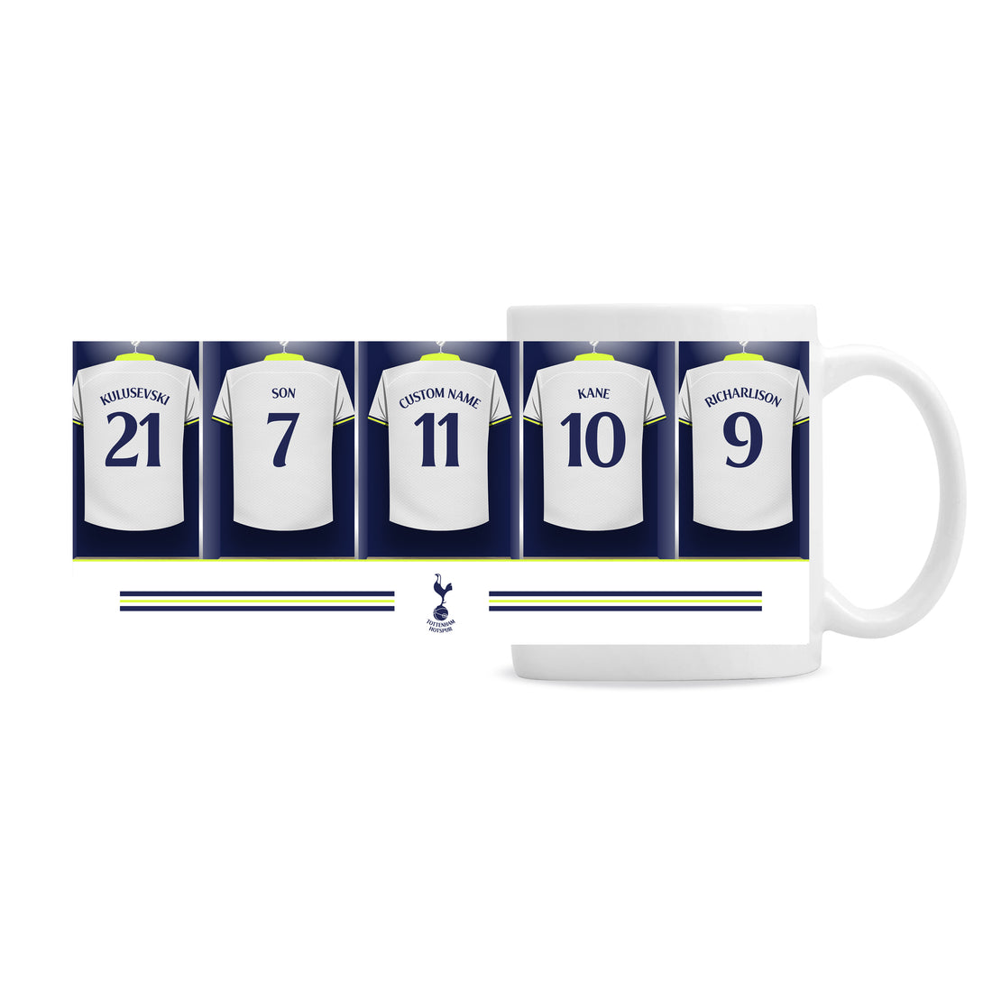 Tottenham Hotspur Football Club Dressing Room Mug - part of the Gifts Finder Personalised Mugs collection