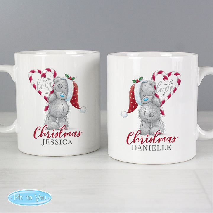 Buy Personalised Me To You 'With Love At Christmas' Couples Mug Set at www.giftsfinder.co.uk