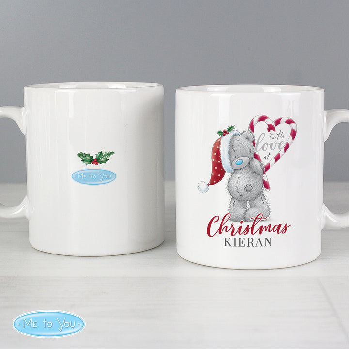 Buy Personalised Me To You 'With Love At Christmas' Couples Mug Set at www.giftsfinder.co.uk