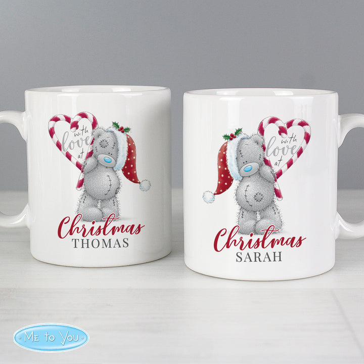 Buy Personalised Me To You 'With Love At Christmas' Couples Mug Set at www.giftsfinder.co.uk