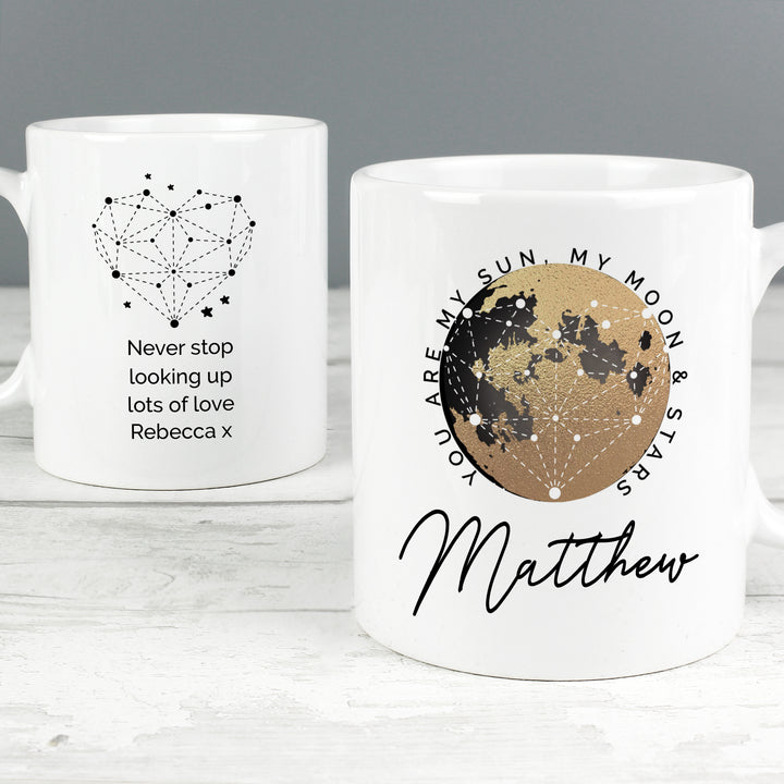 Buy Personalised You Are My Sun My Moon Mug at www.giftsfinder.co.uk