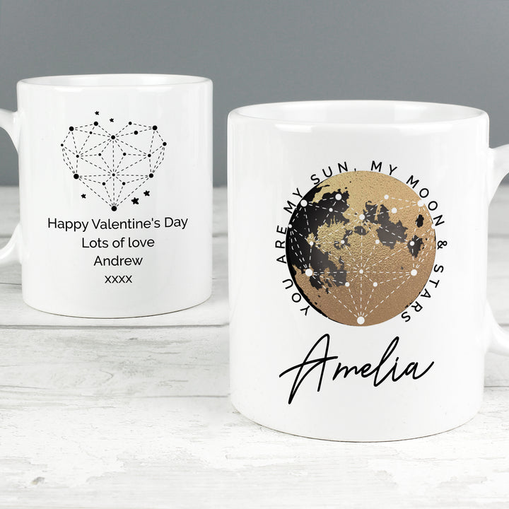 Buy Personalised You Are My Sun My Moon Mug at www.giftsfinder.co.uk