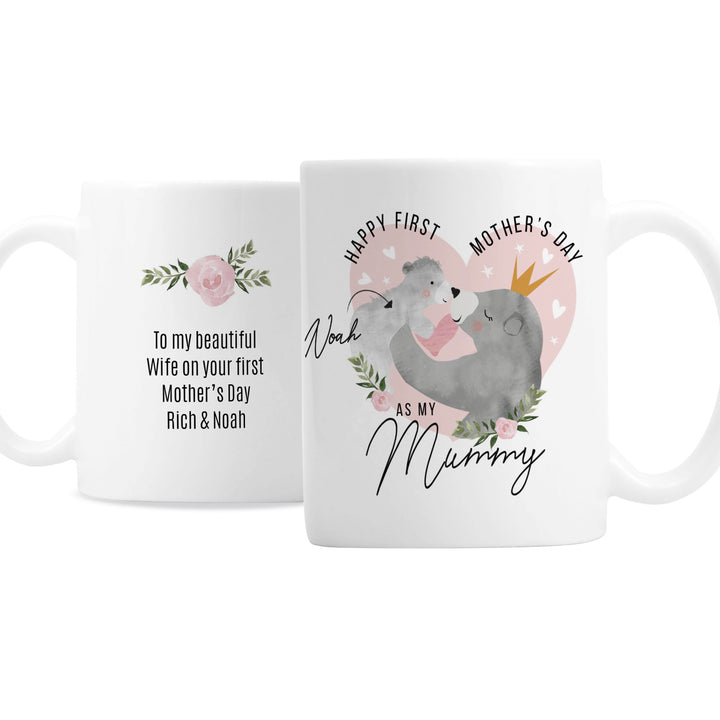 Buy Personalised 1st Mother's Day Mama Bear Mug at www.giftsfinder.co.uk